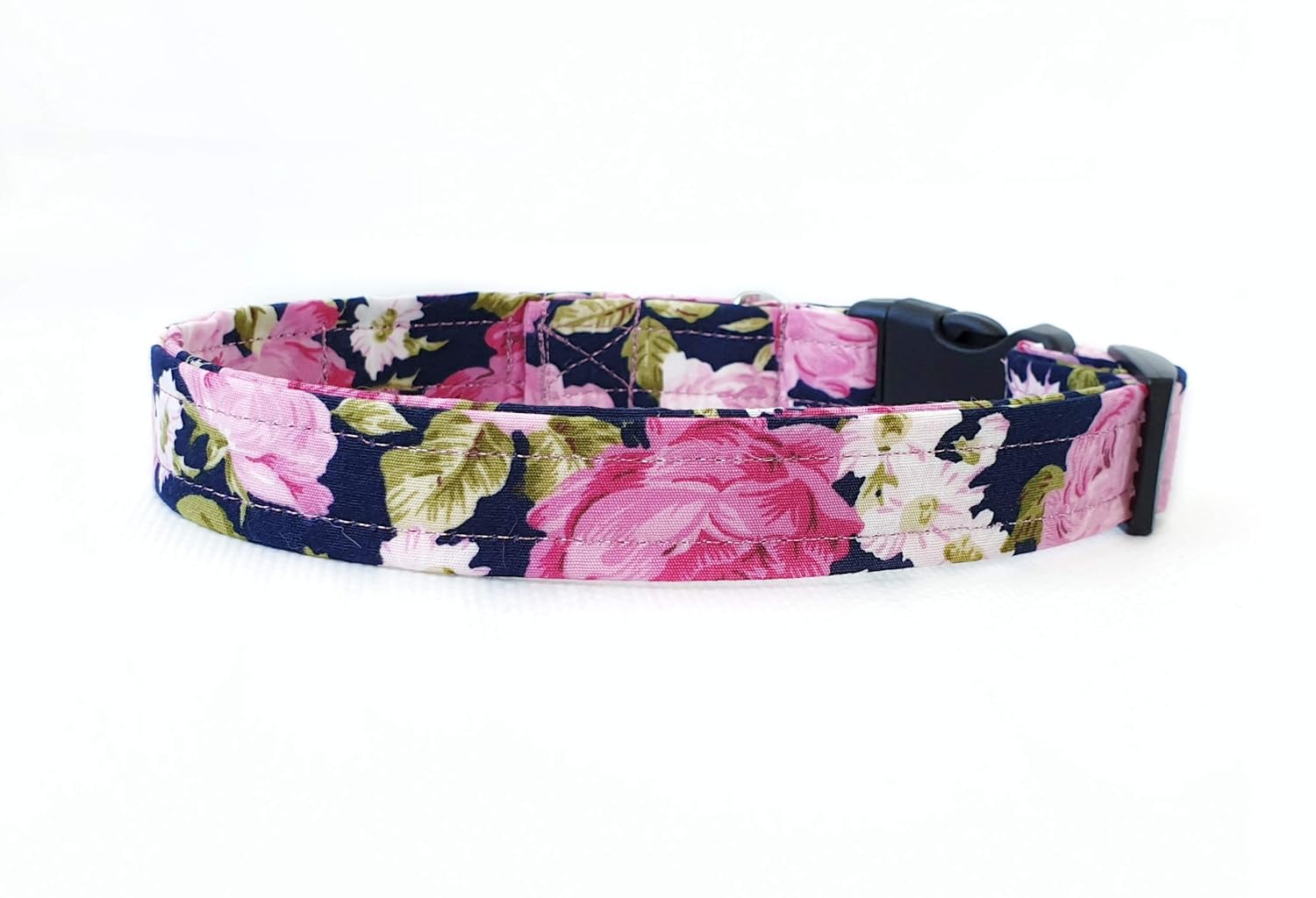 floral print dog collar