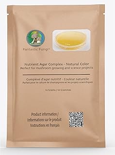Nutrient AGAR Complex - Natural Coloring - Ready to use - Fantastic Fungi® Premium Nutrient agar Complex Mix - Convenience Pack - just add Water. Perfect for Mushroom Growing and Mycology