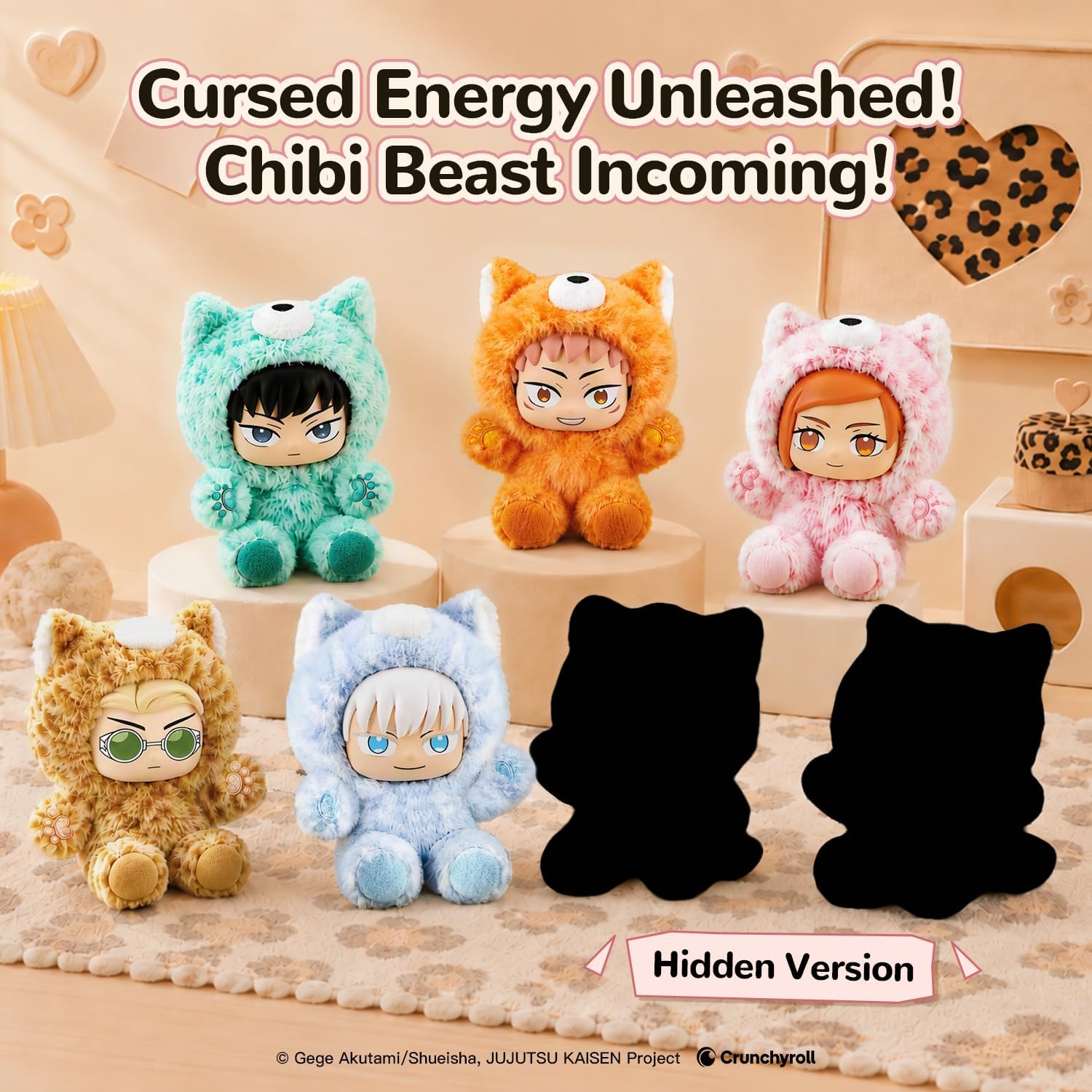 puremind JJK Chibi Beast Plush Figure, Jujutsu Kaisen Blind Box image 5