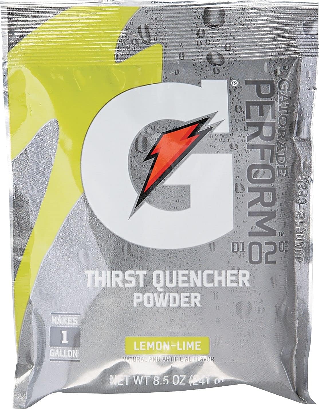 Gatorade Original Powdered Drink Mix, Lemon-Lime, 8.5oz Packets, 40/carton