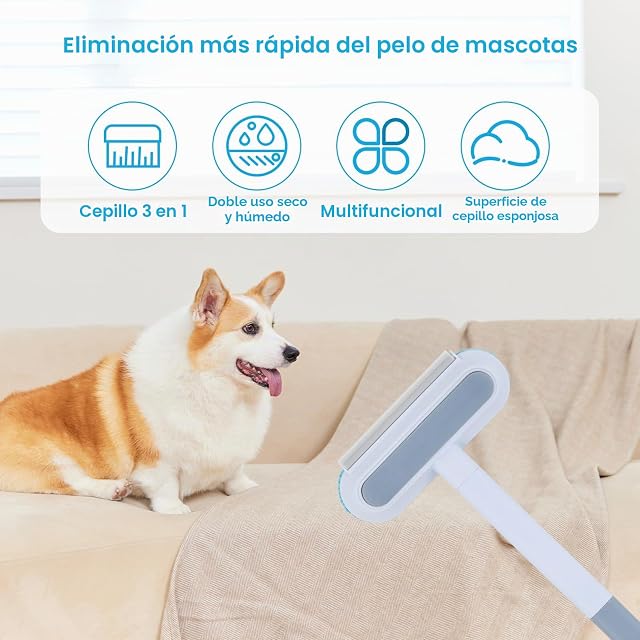 Foto 6 de 7 de 2 Piezas Removedor de Pelo de Mascotas 4 en 1