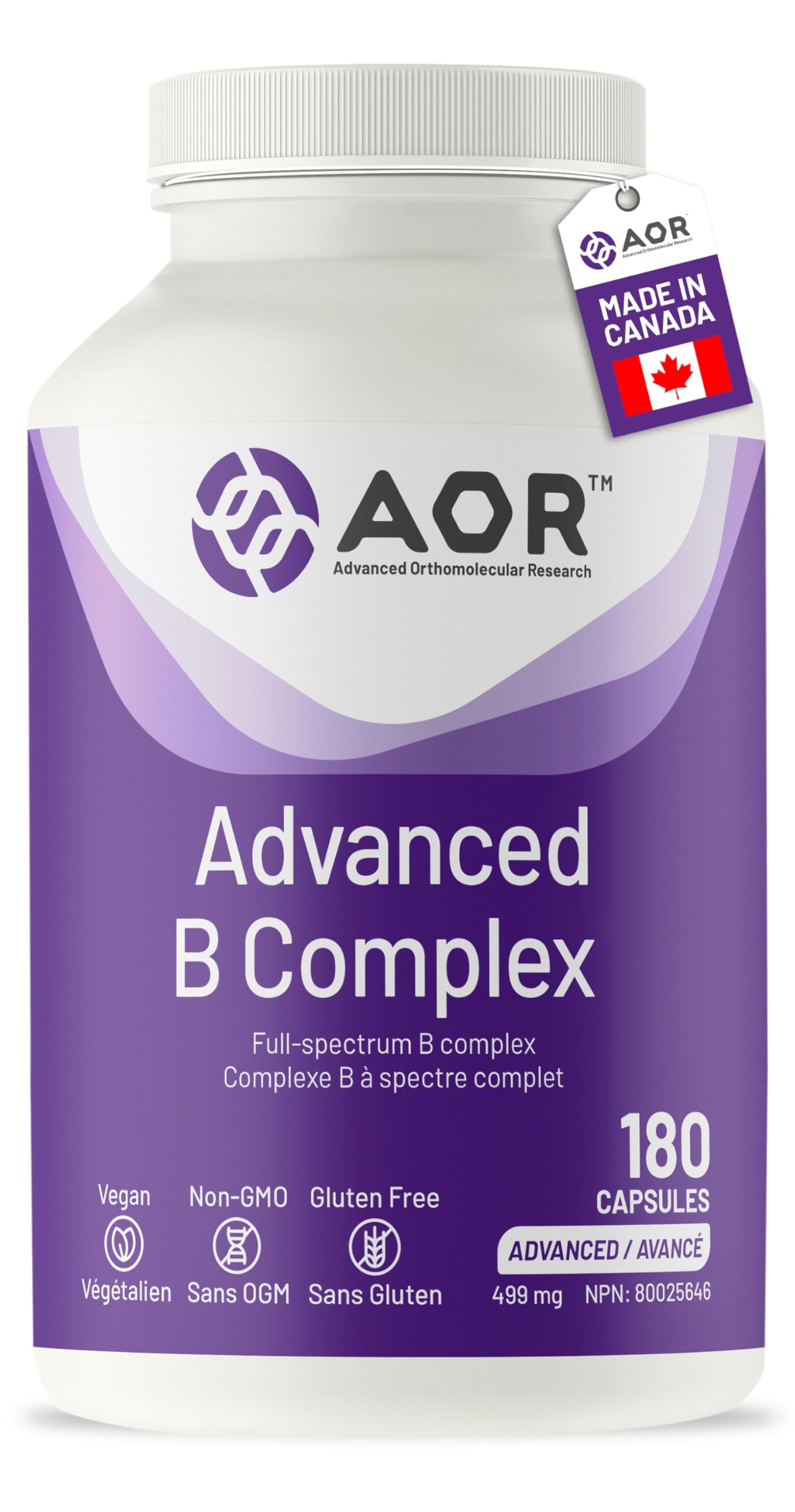 AOR SPO Aor Advan.B Complex Cap., 180 EA