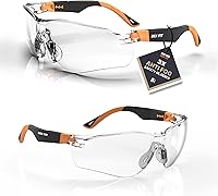Vista 16 de DEX FIT Safety Glasses SG210 - Anti-Fog & Scratch Resistant, Z87.1 Approved, Adjustable Temples, Non-Slip Grip, UV Protection