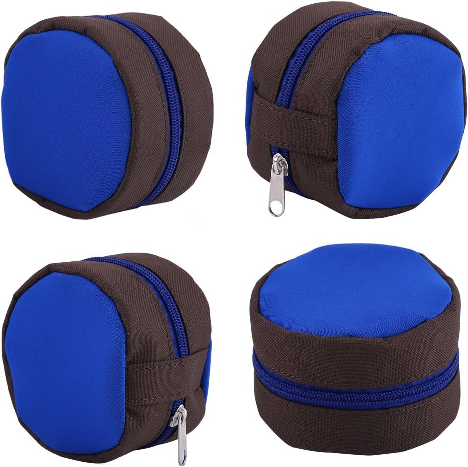 Dilwe Fishing Reel Cover, Outdoor Safety Zippered Fly Reel Pouch Reel Case for Outdoor Activities Fishing - Image 5