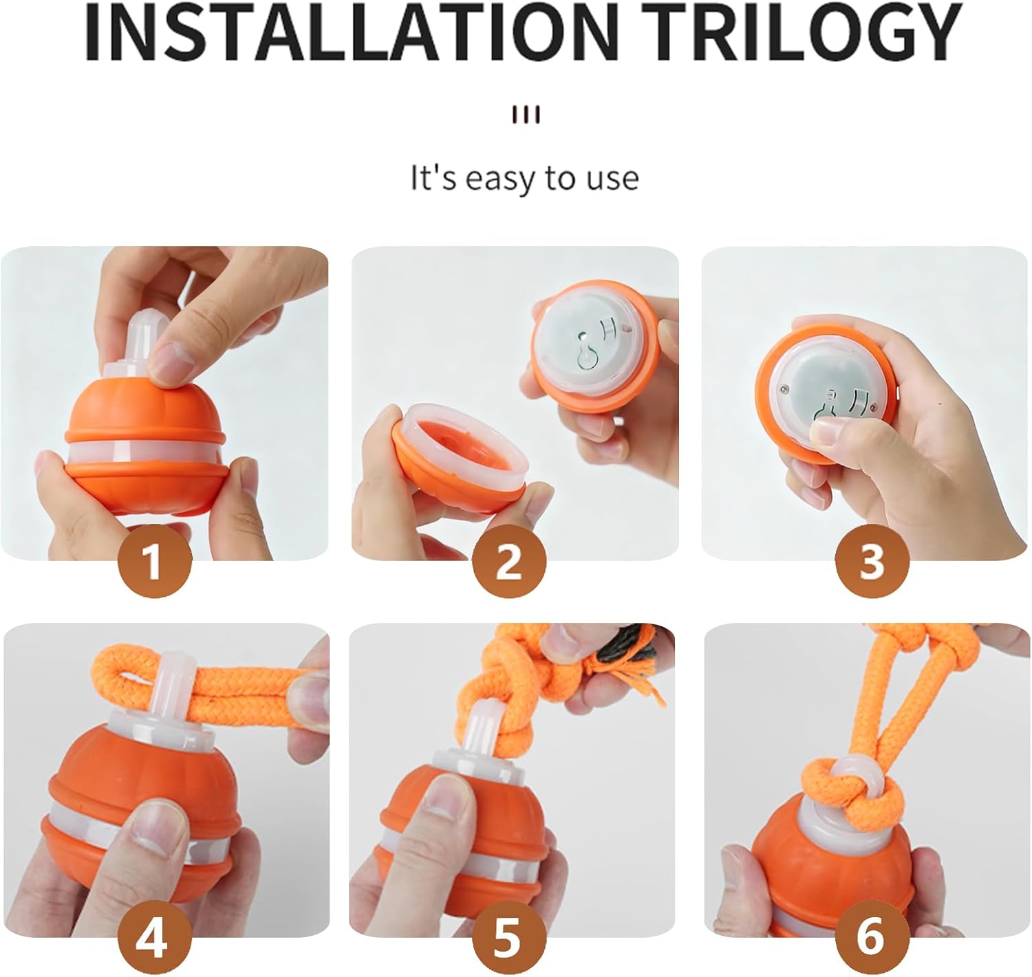 Interactive Dog Cat Toys Dog Ball,Automatic Rolling and Bouncing Moving Dog Toy,Squeaky Rolling Balls with Flashing Light,USB Rechargeable Chew Toys for Puppy Small Dogs, Pet Ball to Keep Them Busy