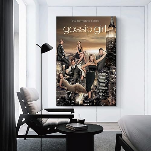 Miniatura 3 de Yanertds Póster de la serie de televisión Gossip Girl, lienzo para pared, pintura impresa para decoración de pared del hogar, 16 x 24 pulgadas (15.7
