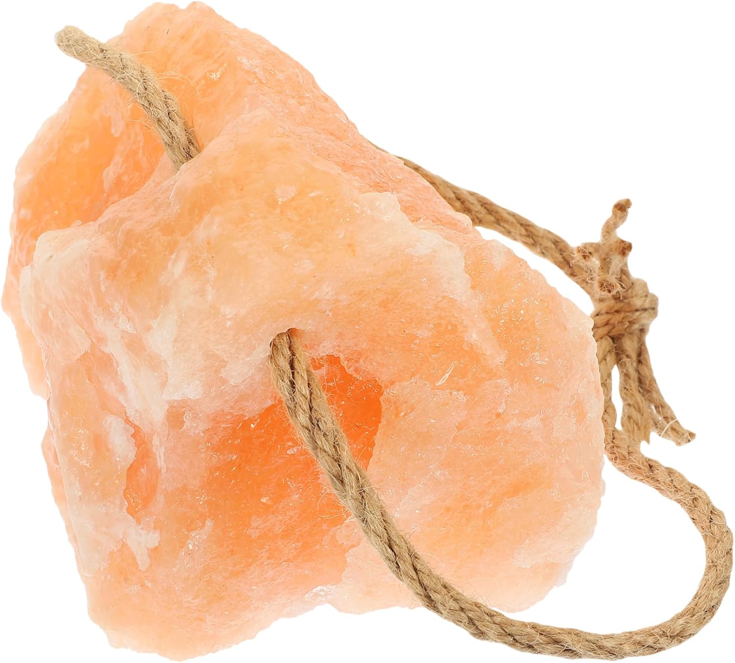 HANABASS 1pcs Salt Lick Brick for Livestock and Small Pets Nutritional Salt Block on Rope Mineral Brick for Cattle Sheep and Goats Practical Farm Supply