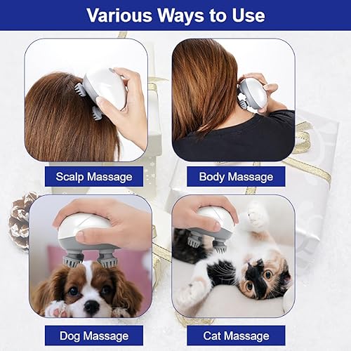 Miniatura 5 de BIBIRE Masajeador de mascotas, masajeador de gatos para interiores