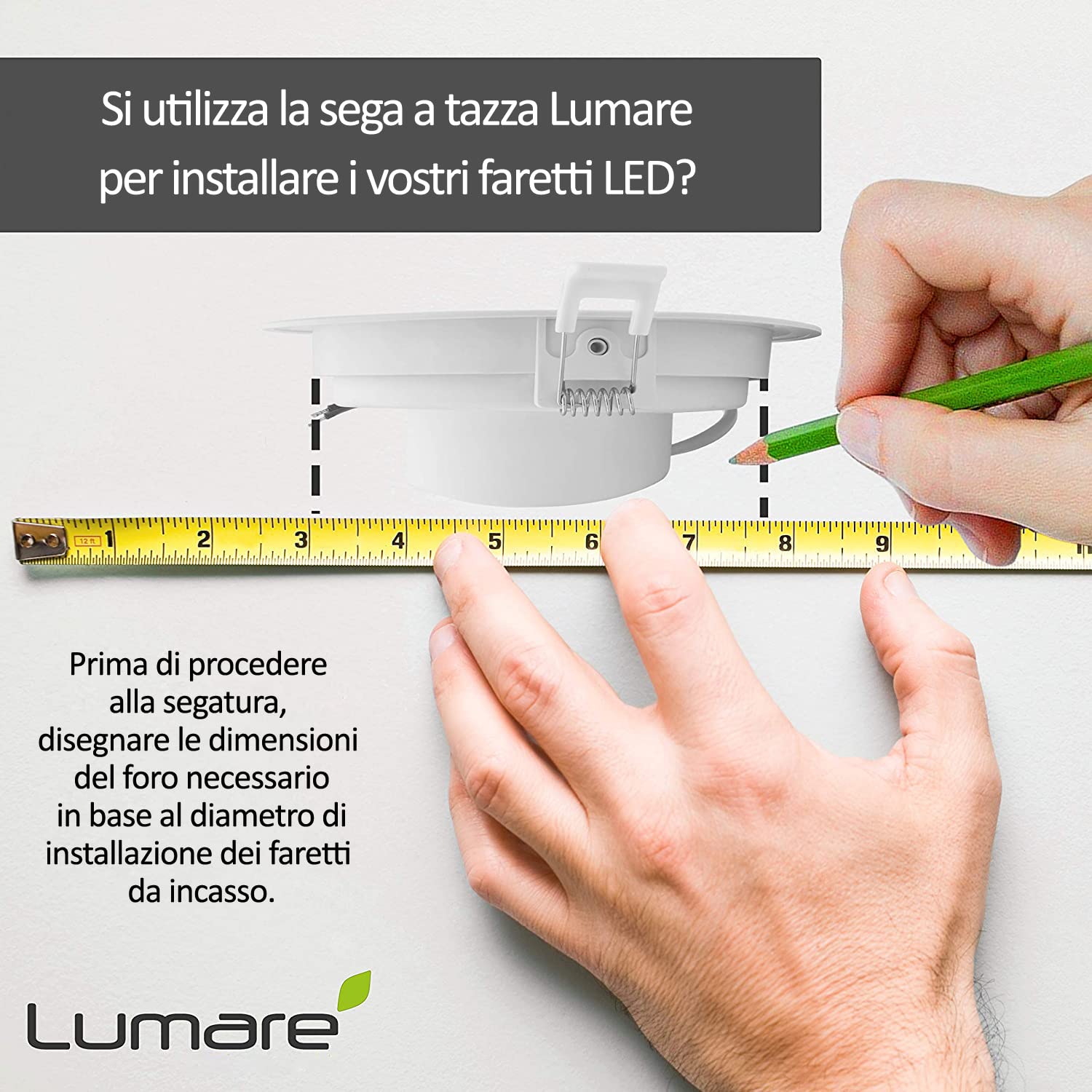 Lumare Sega Universale 120mm | Punta per Trapano Bimetallico in Acciaio ad Alta Velocità | Attacco Professionale - Alluminio, Legno, Ottone e Altro | Avvitatore a Batteria o Trapano
