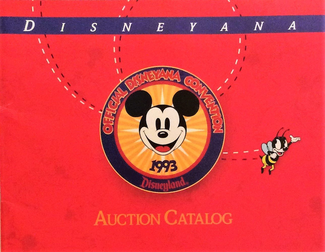 Disneyana Auction Catalog Official Disneyana Convention Walt Disney