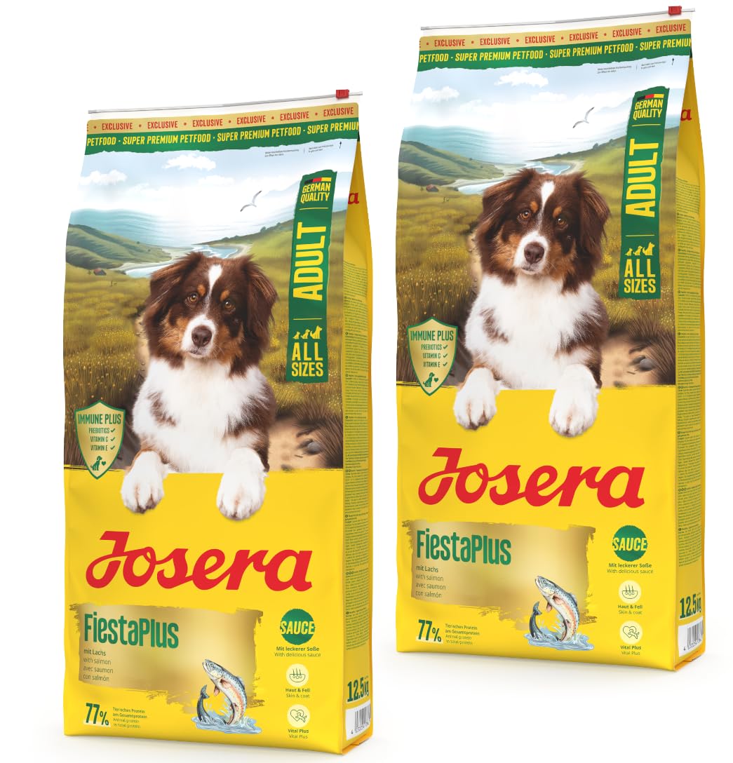Josera FiestaPlus 2 x 12,5 kg Trockenfutter für Hunde