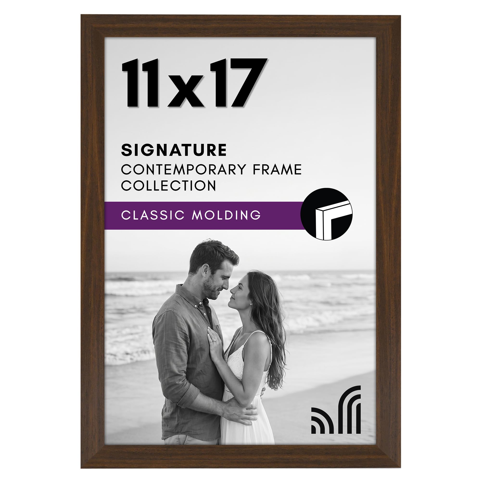 Americanflat 11x17 Engineered Wood Frame — Walnut