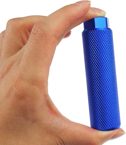 Miniatura 8 de 4 pares de clavijas de aleación de aluminio para bicicleta de montaña Ciclismo Trasero Stunt Pegs Fit 3/8 pulgadas ejes Negro