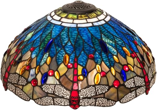 Meyda Tiffany 118782 18" Wide Tiffany Hanginghead Dragonfly Shade