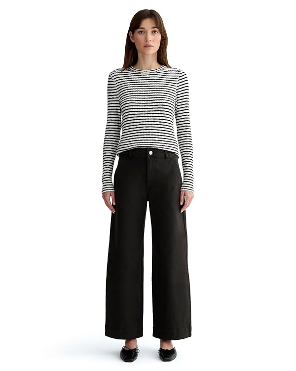 Everlane The Utility Wide-Leg Pant - Black Size 12 by Everlane - Used condition - US$47.67