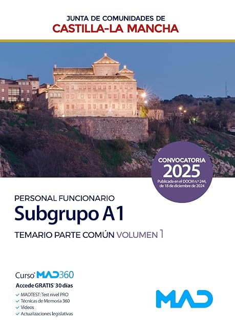 Portada de Subgrupo A1 de la Junta de Comunidades Castilla