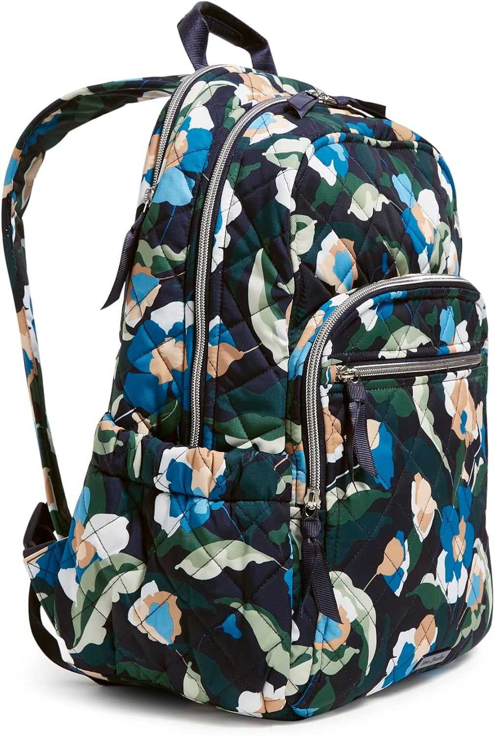 Vera Bradley Women's Performance Twill Campus Backpack, Immersed Blooms, One Size - Image 2