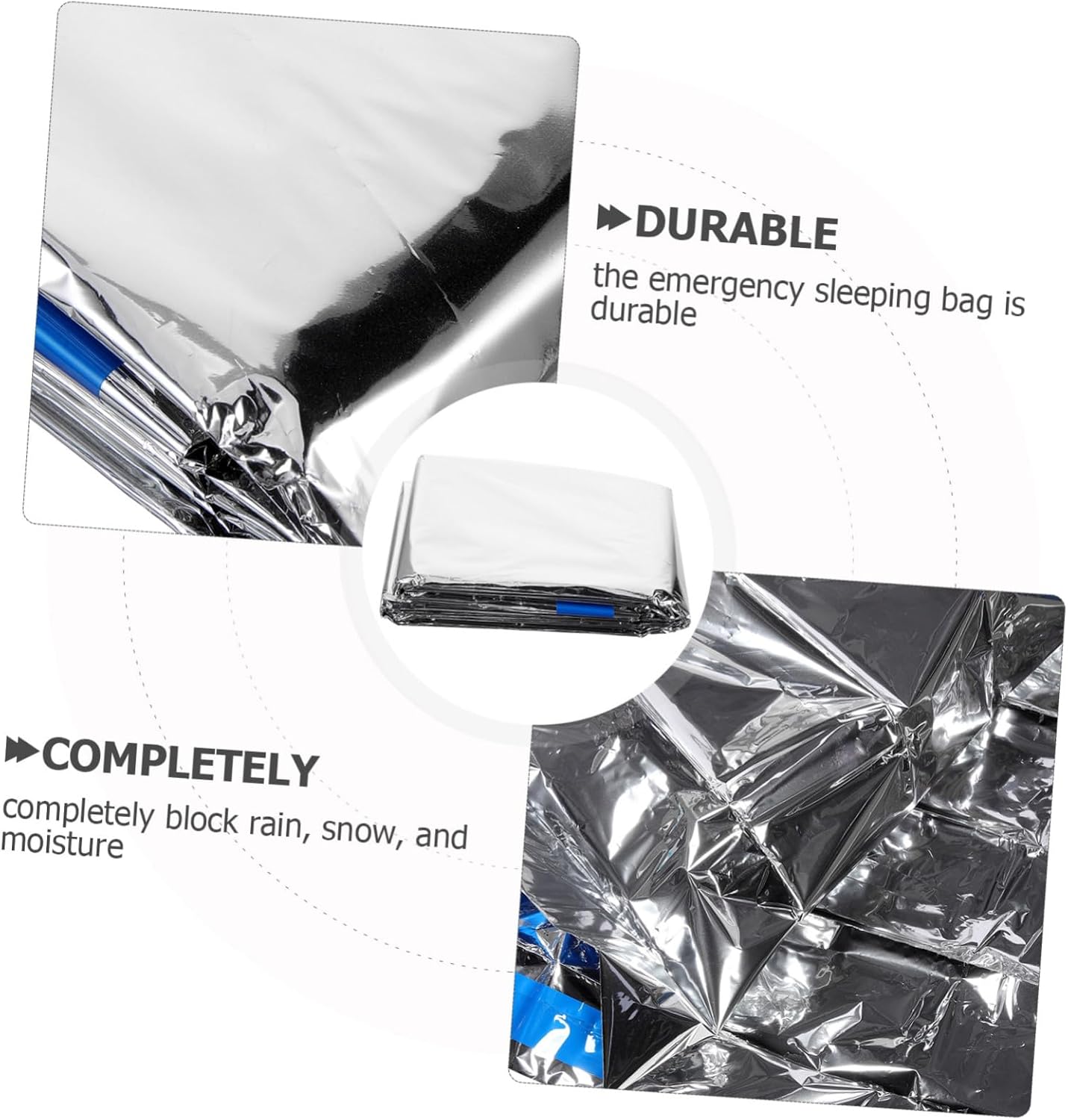 Emergency Survival Sleeping Bag Insulated Camping Bag for Adults Cold Weather
