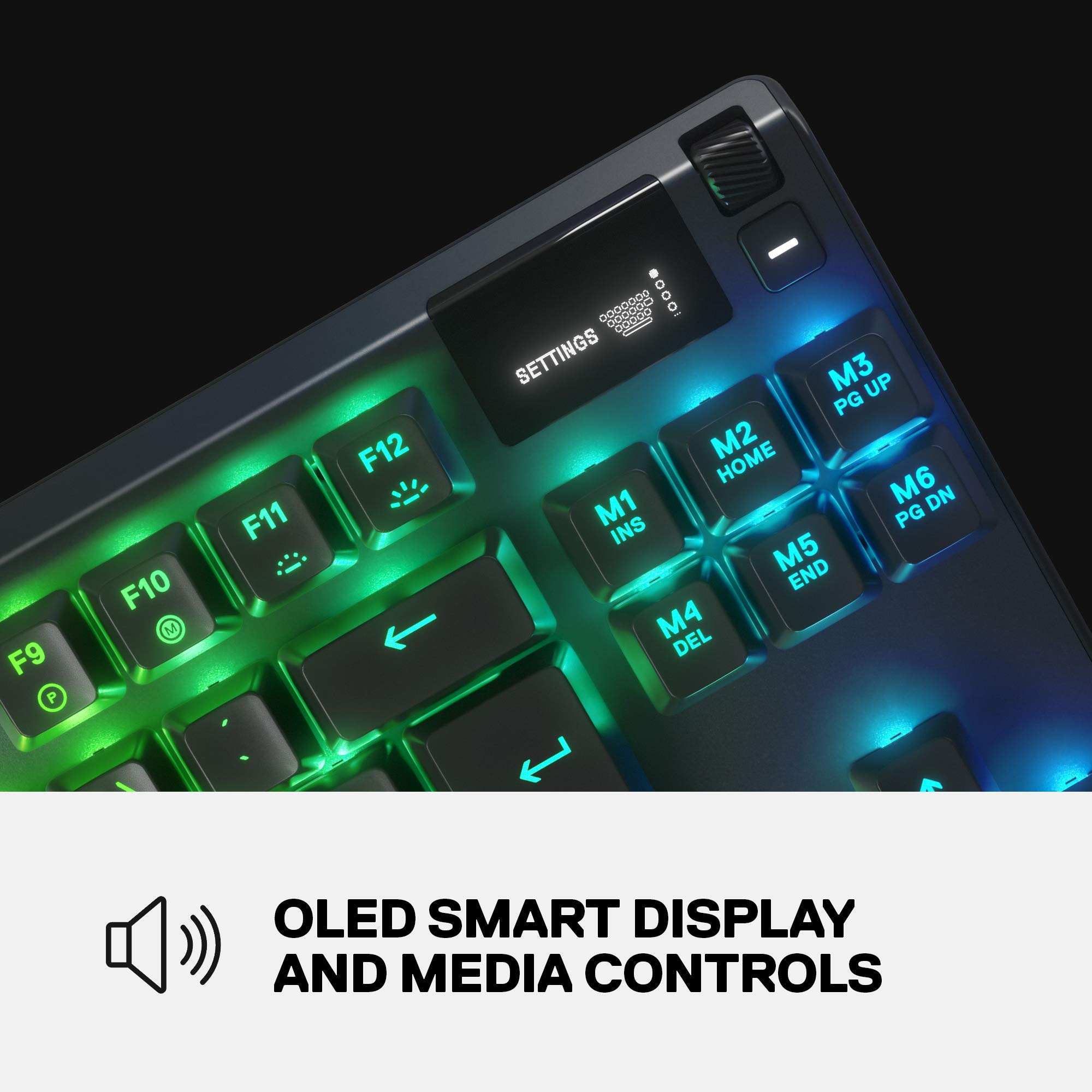 Amazon.com: MOSKILA SteelSeries Apex Pro 64734 Smart Disp Keyboard