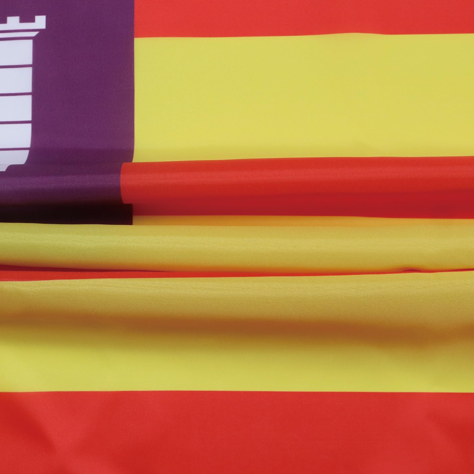 AZ FLAG Drapeau Nautique Îles Baléares – 45x30 Cm, Polyester 150D, Anneaux Plastiques, Bords Renforcés