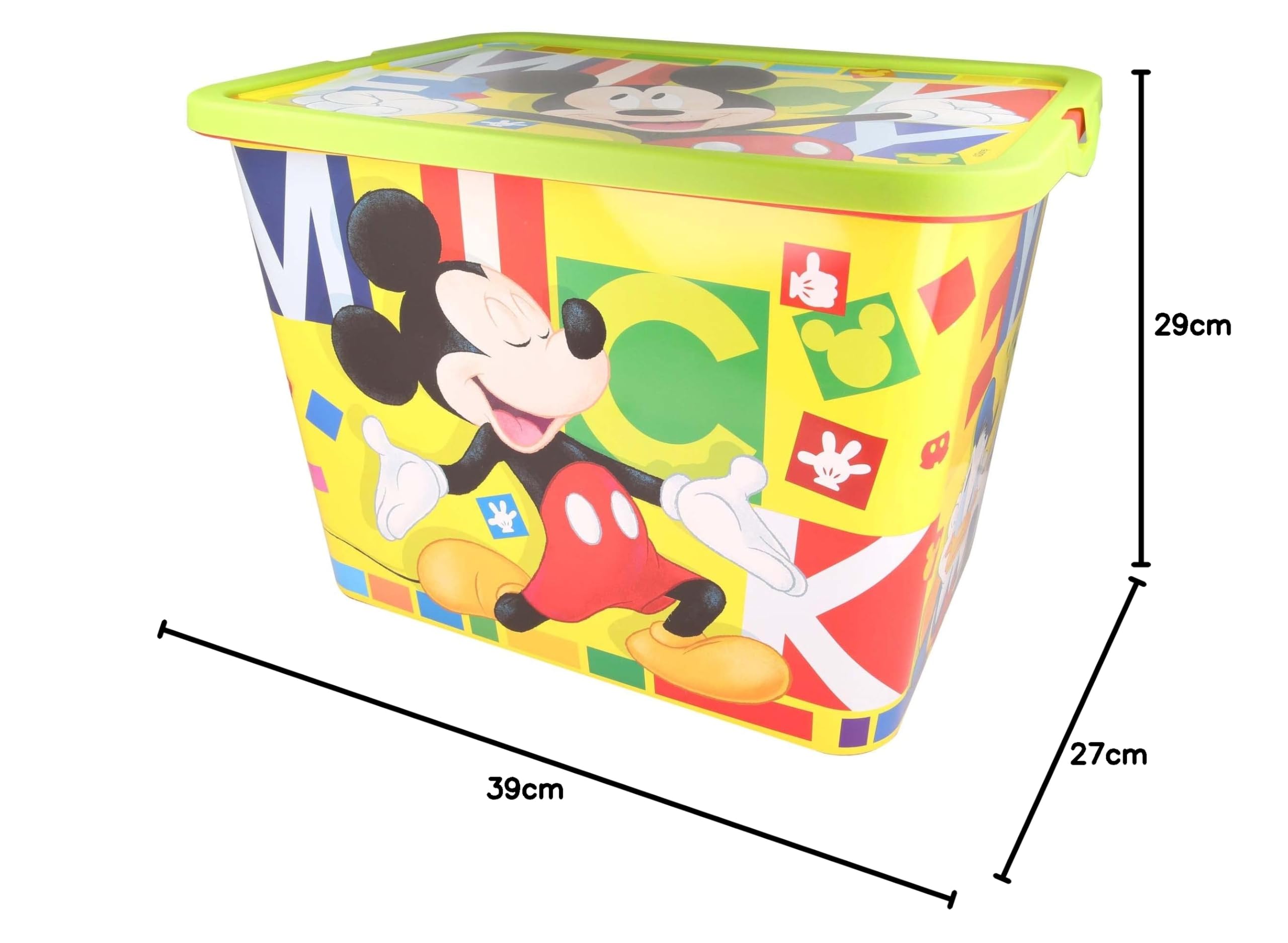Stor 8412497023066Storage Box Click, capacità 23 Litri, acquerelli Mickey