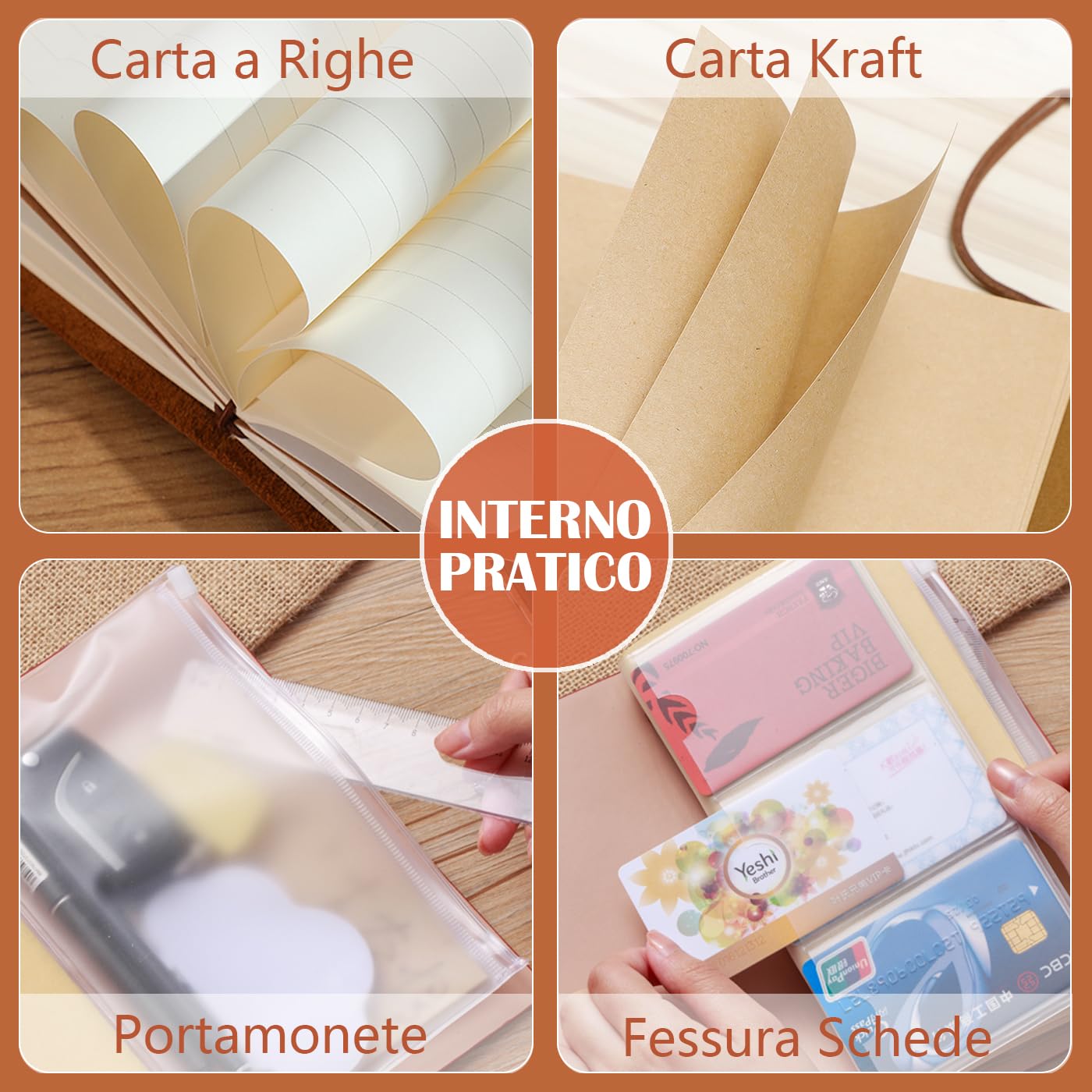 Regalo Insegnanti Fine Anno Grazie Maestra, Quaderno in Pelle A5 Copertina in Similpelle