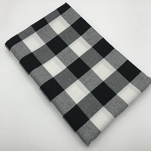 Miniatura 4 de The Yard - Tela a cuadros de búfalo rojo, negro y blanco, para costura, manualidades, festividades, Navidad, manualidades y decoraciones de fiestas