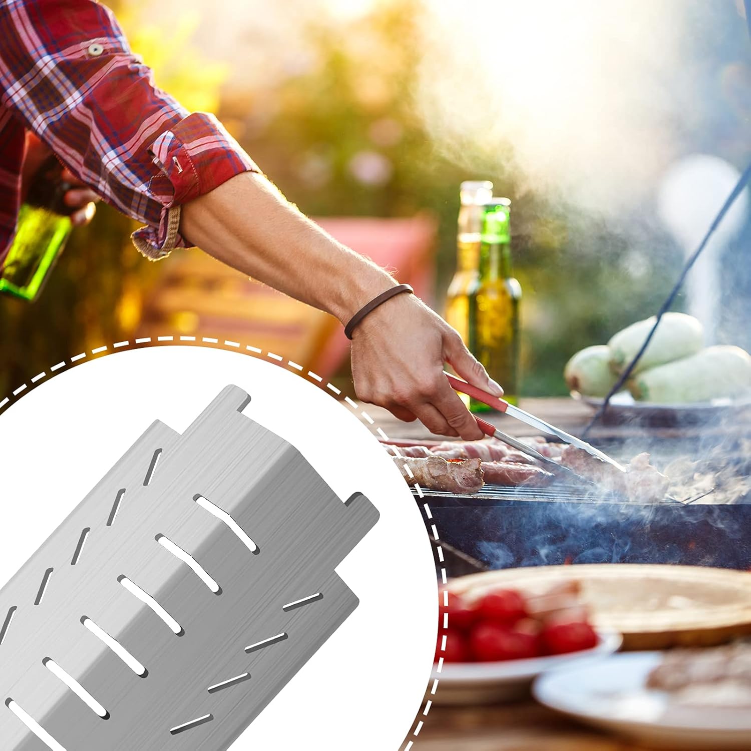 Kalomo グリル格子(ステンレススチール7MM + 94011)