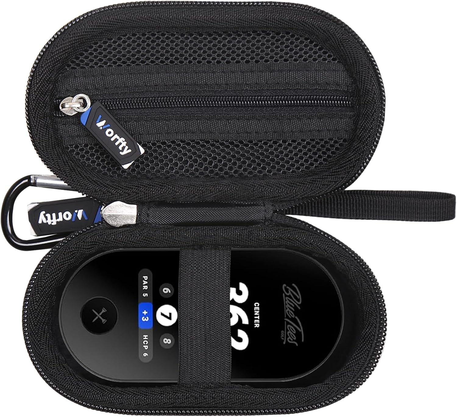 Case for Blue Tees Golf Ringer - Hard Protective Travel Carrying Storage Bag (Black)