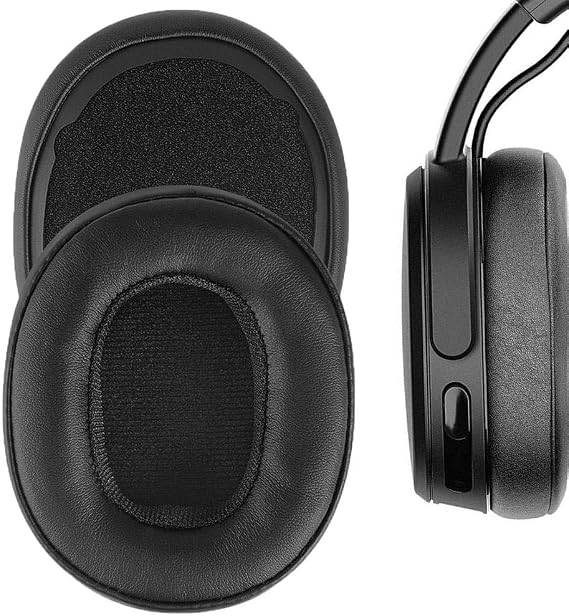 Replacement Ear Pads for Skullcandy Venue Wireless ANC, Headphones Earpads Protein Leather Ear Cushions for Skullcandy Crusher Evo/ANC/Wireless and Hesh 3/Evo/ANC/Wireless Headset Accessories - Black