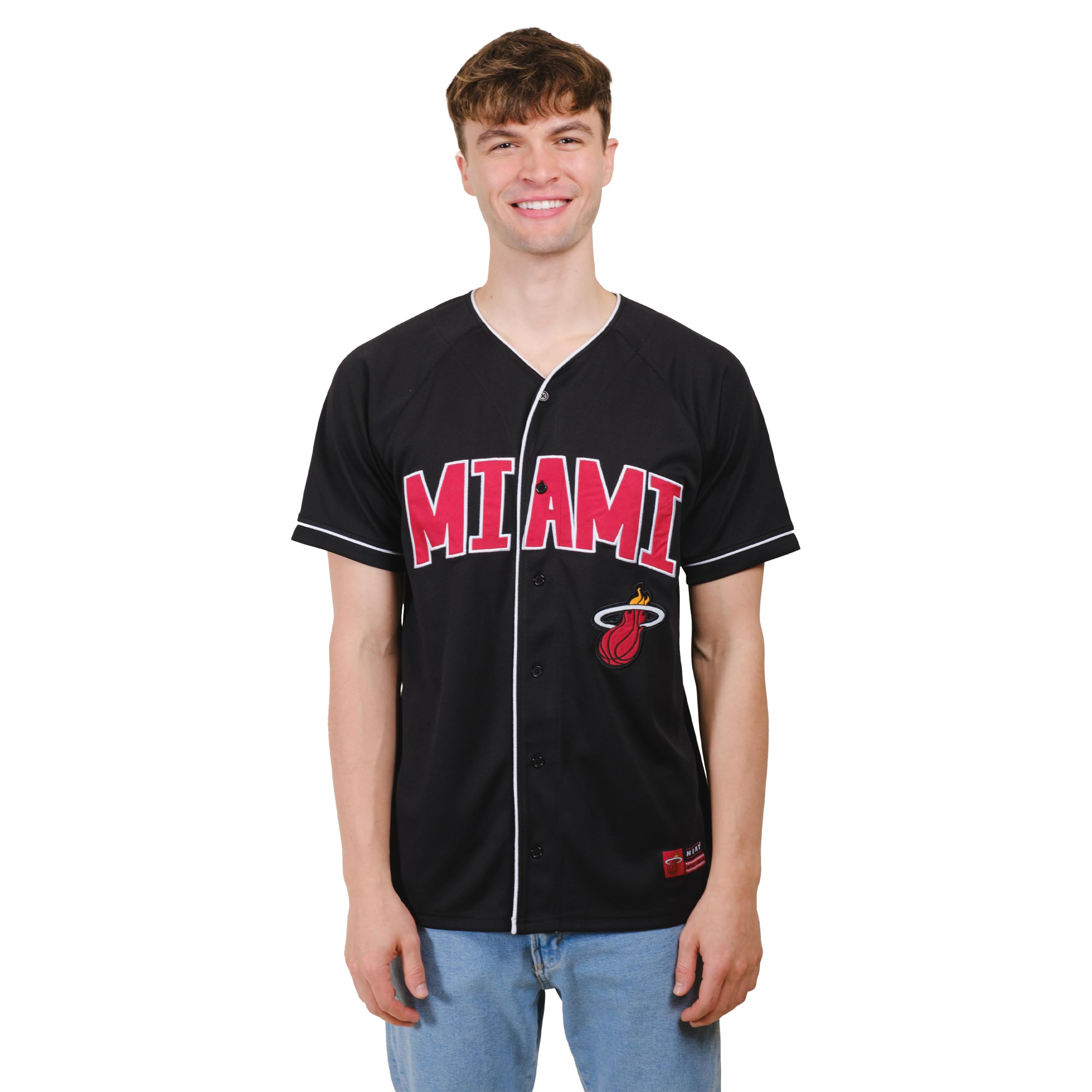 Ultra GameMen's Mesh Button Down Baseball Jersey Tee Shirt