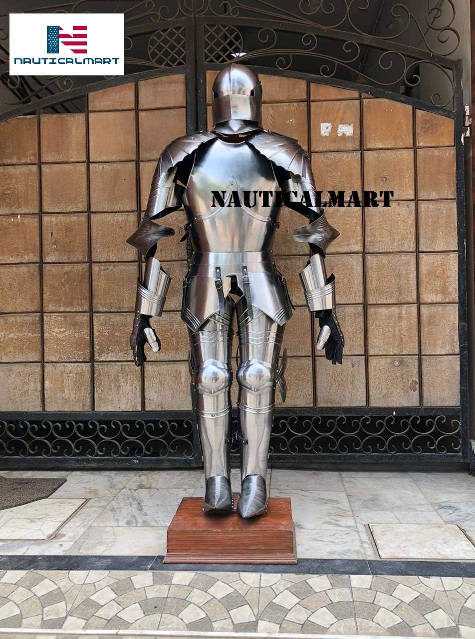 Nautical-Mart Medieval Gothic Suit of Armor Full German Body Armour Halloween Costume