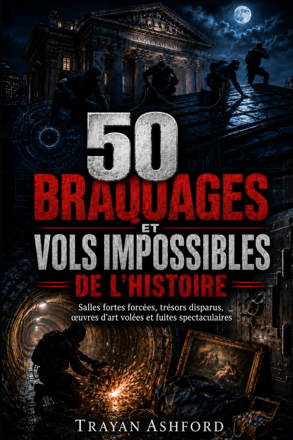 50 BRAQUAGES ET VOLS IMPOSSIBLES DE L’HISTOIRE: Salles fortes forcées, trésors disparus, œuvres d’art volées et fuites spectaculaires