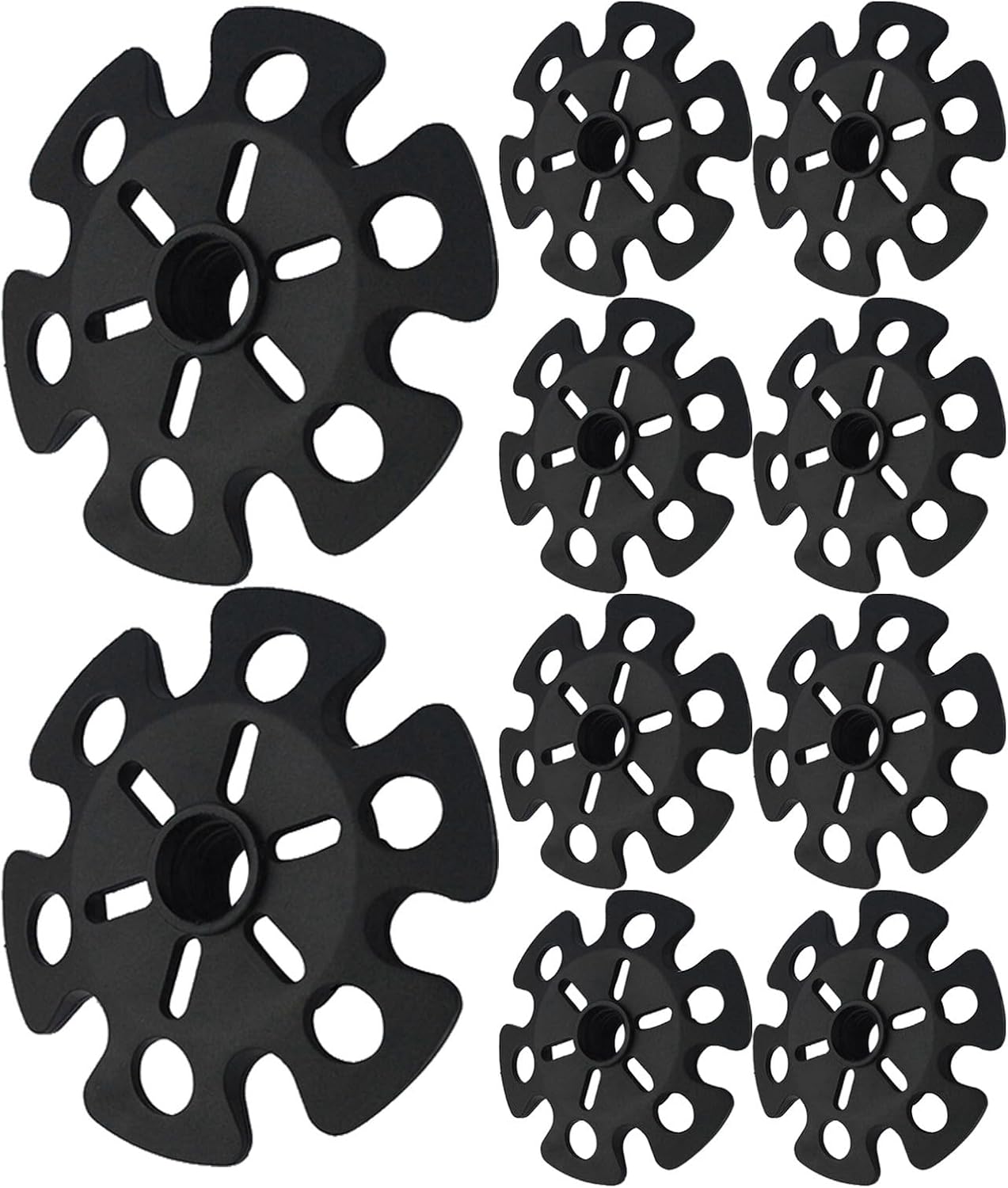 KESYOO 10Pcs Snow Flake for Hiking Poles Durable Tips for Trekking Mud Snow Support Essential Walking Stick Accessories for Outdoor Activities
