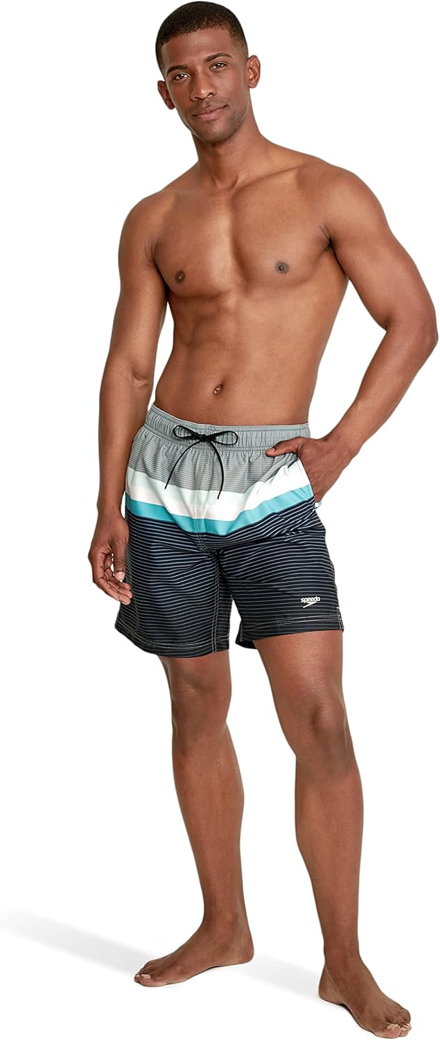 Speedo Men's Swim Trunk Mid Length Redondo Stripe - Image 2