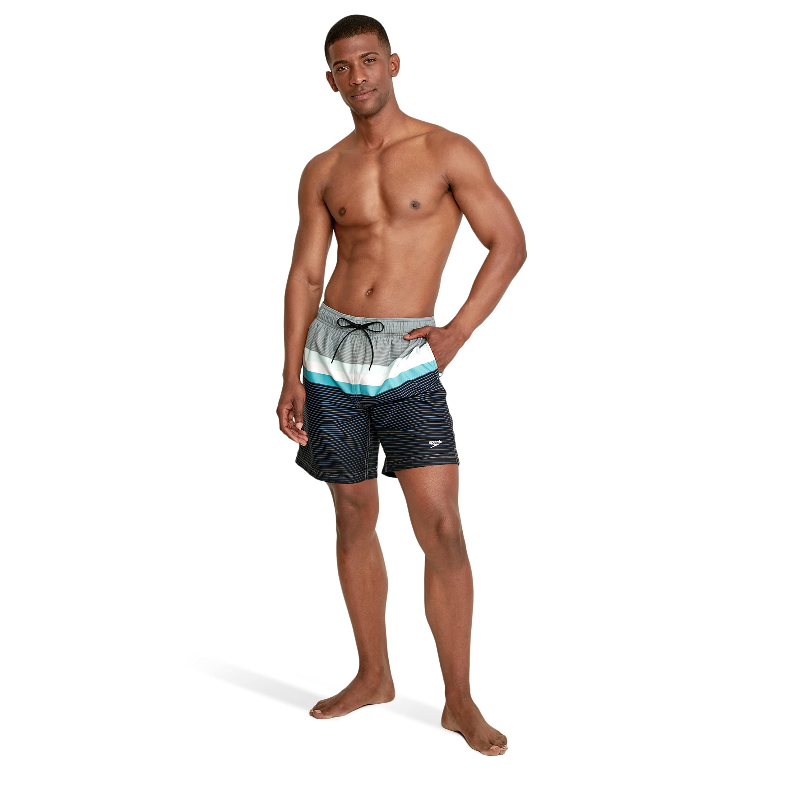 Speedo Swim Trunk Redondo Printed Mid Length Bañador para Hombre Hombre