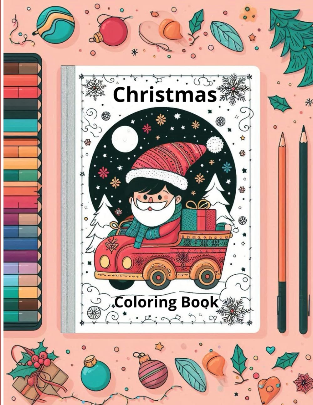 Christmas coloring book: christmas charms