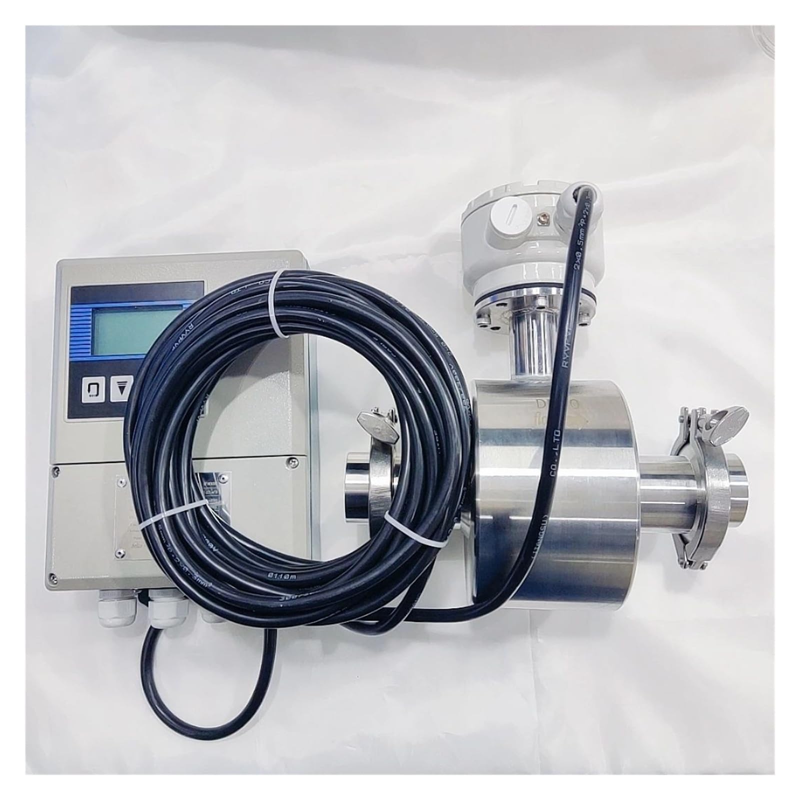 Débitmètre électromagnétique à pince for liquides et produits chimiques en acier inoxydable(32)