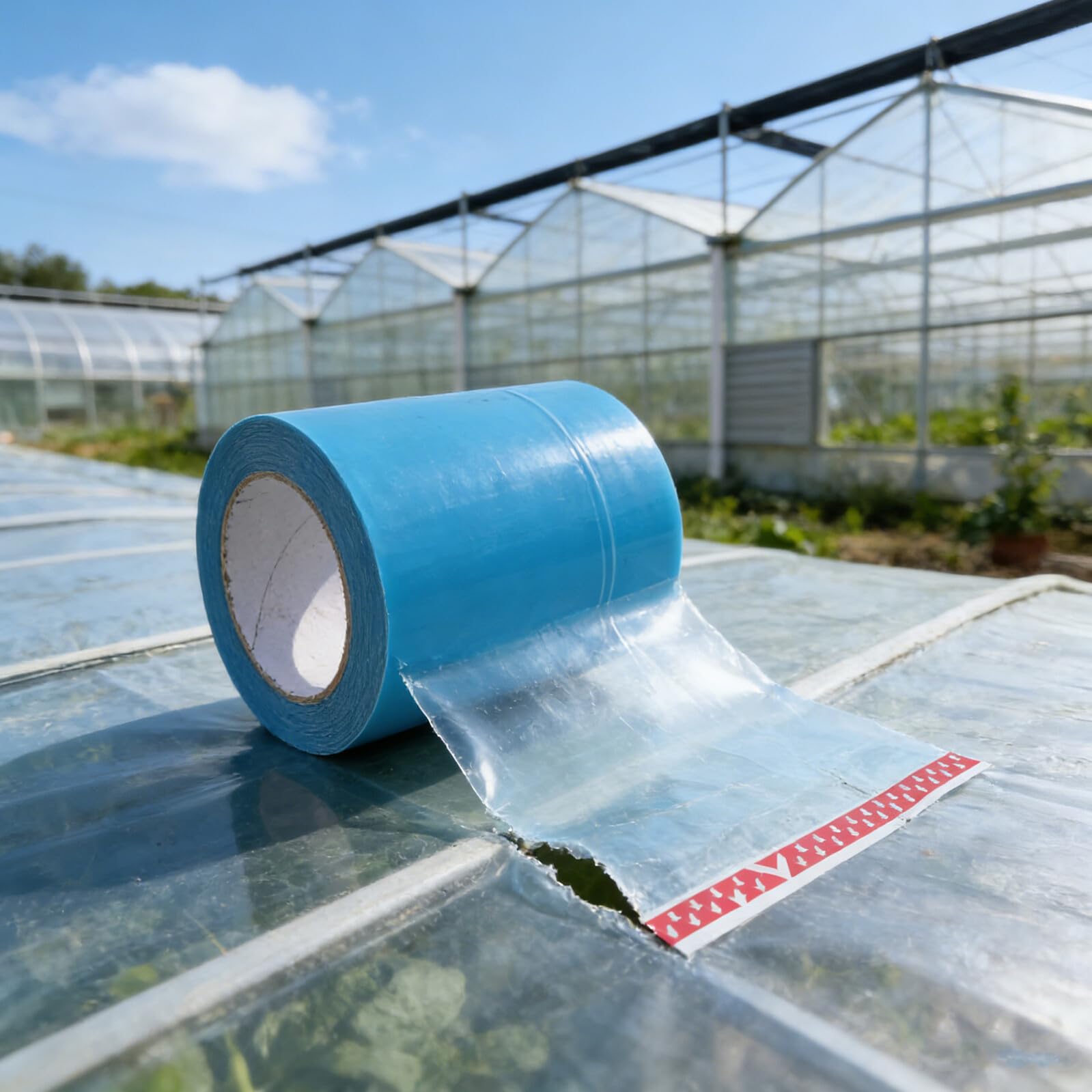 TOYANDONA Cinta Adhesiva para Reparar Jardines y Láminas de Plástico para Invernaderos, Material Pe, Solución Rápida para Uso en Exteriores