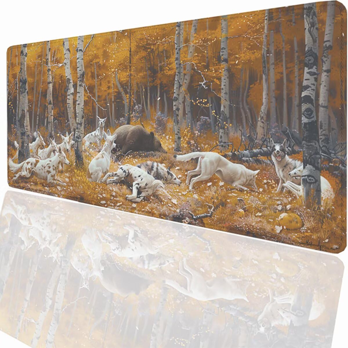 Podkładka pod mysz do gier, 1200 x 600 x 3 mm, XXL, duża, antypoślizgowa wodoodporna, rozszerzona długa klawiatura podkładka pod mysz, akcesoria biurowe, do gier, komputera, komputera zwierzęcego