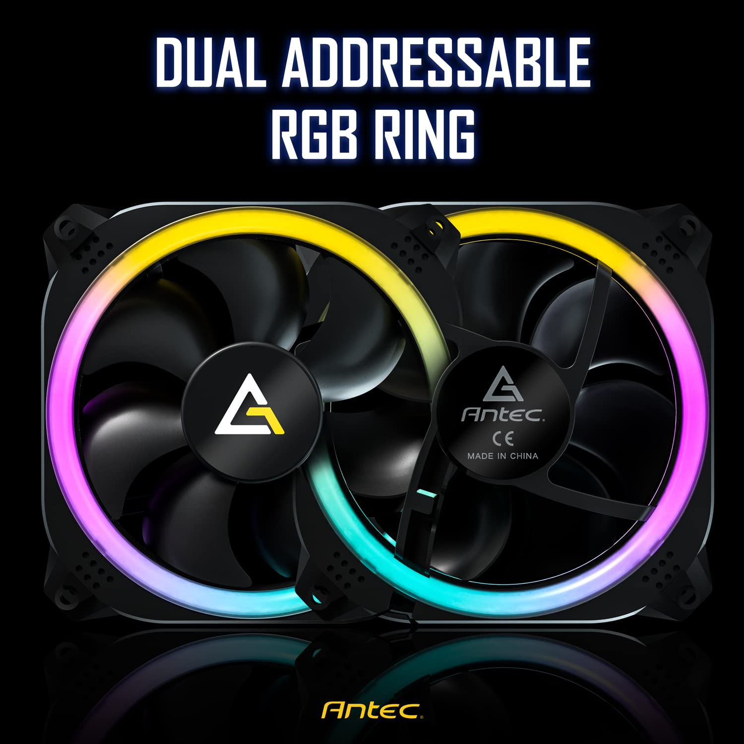 Antec Prizm 120 ARGB 120mm Addressable RGB Case Fan- 5 in 1 Pack