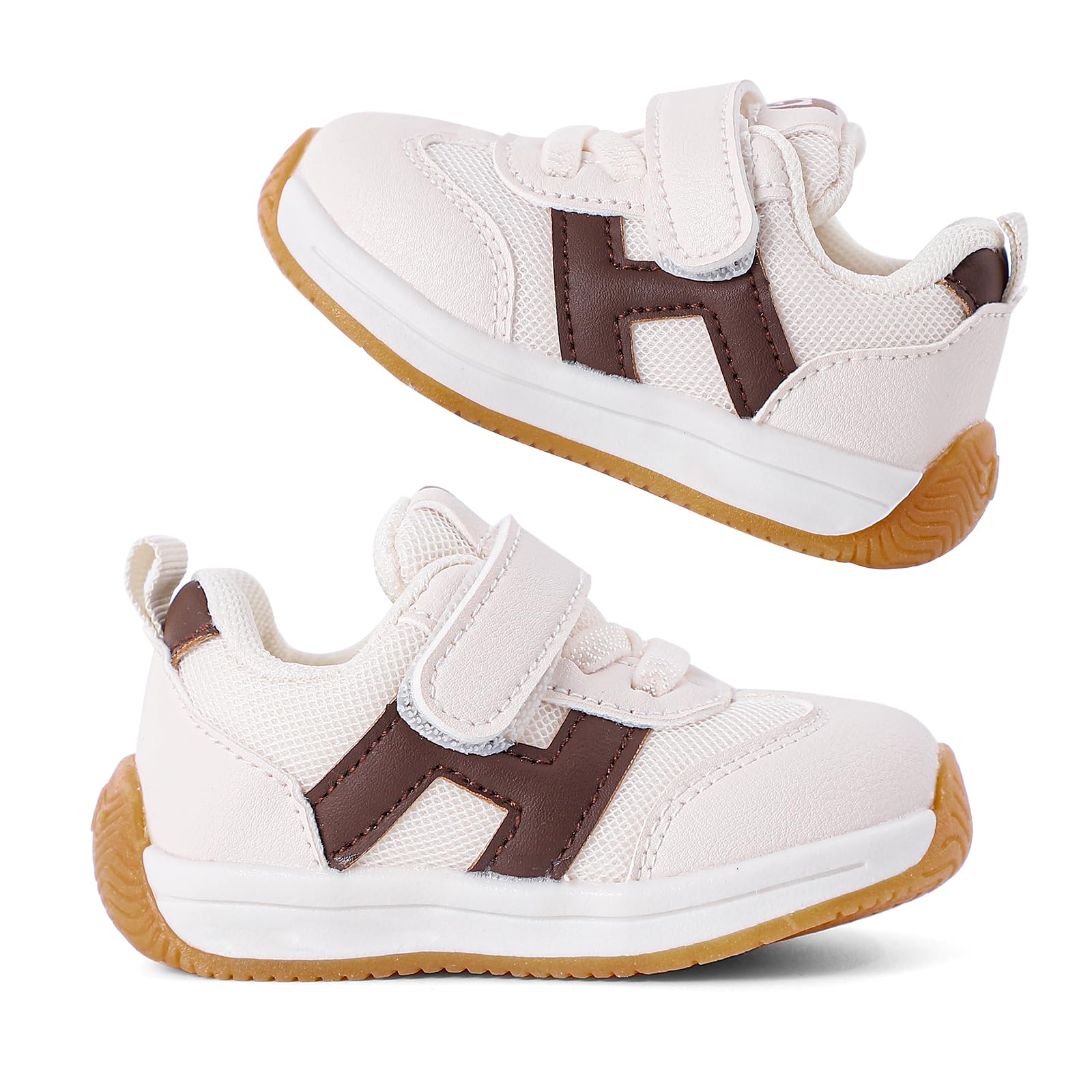 1-3 Année Baskets Bébé Fille Garçon Chaussures Premiers Pas Bebe Respirant et Antidérapant
