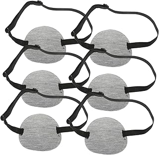 LALAFINA 6 Pçs Ambliopia 3D Tapa-Olhos Para Adultos Tapa-Olhos Para Crianças Óculos De Segurança Para Crianças Venda Nos Olhos Para Adultos Ambliopia Tapa-Olhos De Vista Oblíqua Tapa-Olhos