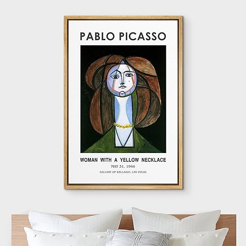 Miniatura 29 de IDEA4WALL - Lienzo enmarcado con impresión de arte abstracto listo para colgar en la pared de la sala y habitación Bs06-2103-famoso-m15