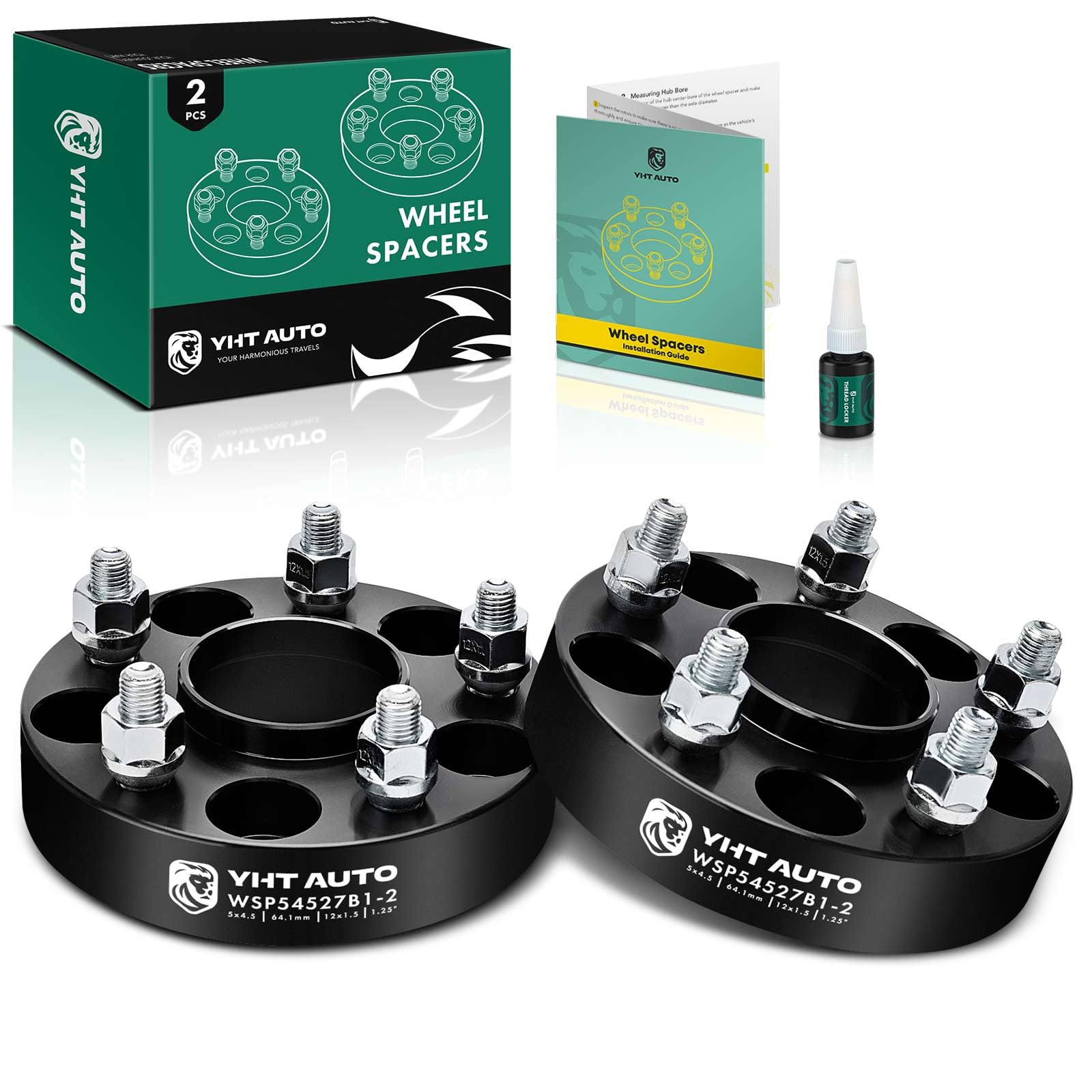 4-Piece 15mm Hubcentric Wheel Spacers - 5x4.5 / 5x114.3 Bolt Pattern For Honda Civic, Acura TL/RSX