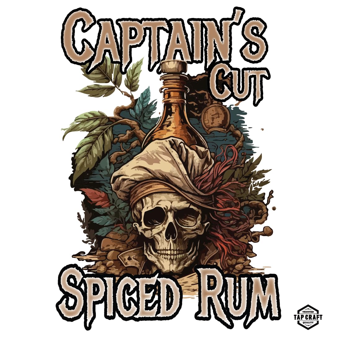 TAPCRAFT CAPTAIN'S CUT Spiced Rum Infusion Kit, Caribbean Style Botanical Flavoring Kit with Real Spices, Oak Chips & Sugar, No Distilling Required (uses 3 liters of store-bought spirits) image 4