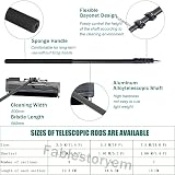 Telescopic Rod PV Panel Wash Cleaning Machine, Solar Panel Cleaning Equipment Solar Cleaner Robot, Solar Panel Cleaner, Electric Water Fed Pole Kit, 360° Rolling Cleaning Water Brush,7.5M/25Ft - 6