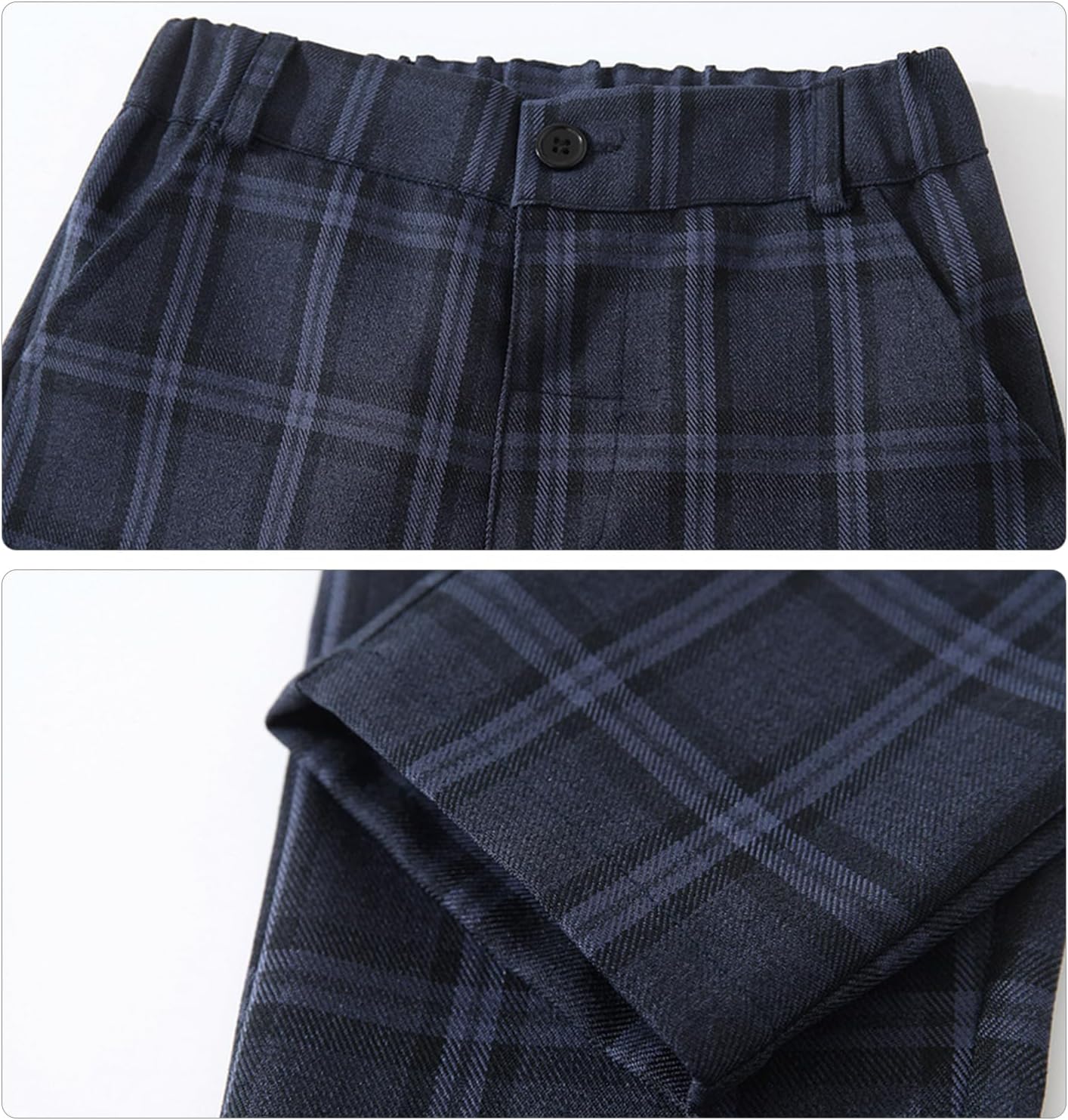 Volunboy Baby Boy Suit Toddler Formal Outfit Kids 3 Piece Vest Gentleman Clothes Long Sleeve Shirt and Pants Set - Image 5