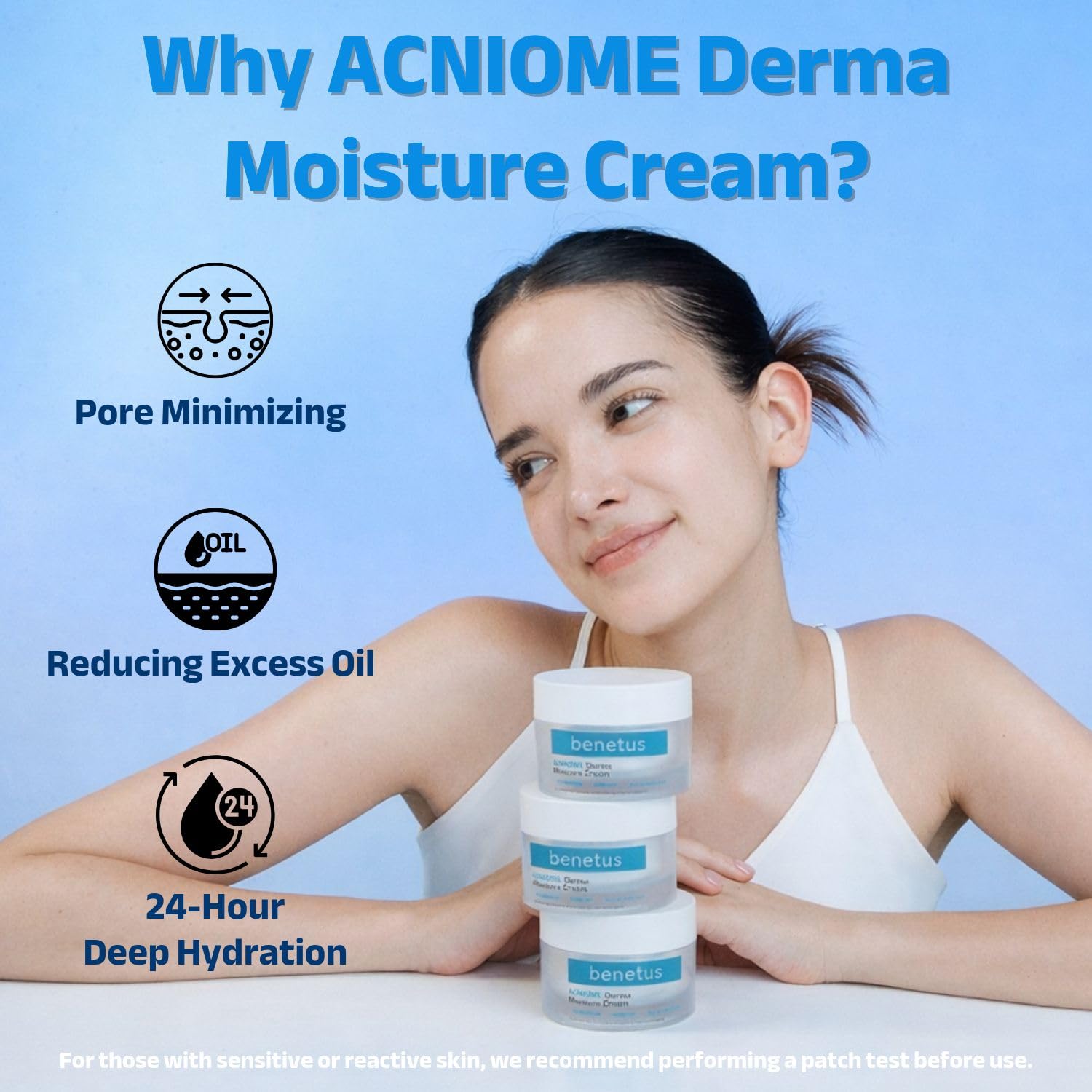 ACNIOME Pore-Care Gel Moisturizer, Lightweight Oil-Free Daily Hydration for Oily & Sensitive Skin, With Salicylic Acid & Hyaluronic Acid, Non-Sticky, Perfect Under Makeup, 1.69 fl oz - Image 2