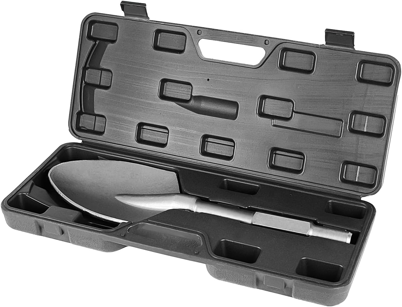 65A Shank Chisel Bit 17.3" x 5.3", Hex Clay Spade Shovel Bit for Makita Jack Hammer, Cordless Jack Hammers, 1-1/8 Jack Hammer Bits, Demolition, Gardening, Landscaping, Concrete, Sand, Stone